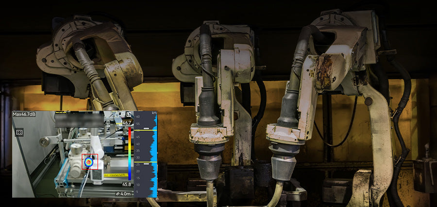 Acoustic imaging for automotive production